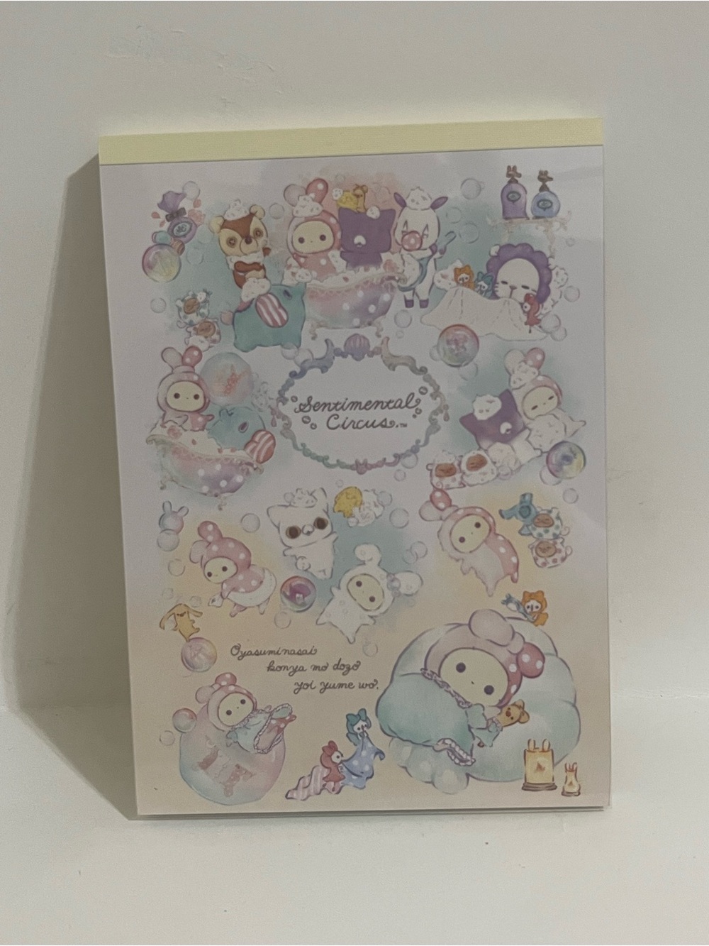 Sentimental Circus Warm Bubbles Soap Series Memo Pad